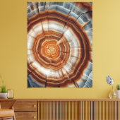 Prachtige versteende Stump Wall Art Canvas Afdruk (Insitu (Woonkamer))