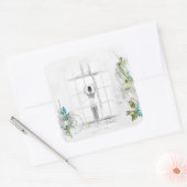 Prachtige Victoriaans Ballerina KinderStickers Vierkante Sticker (Envelop)