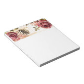 Prachtige Victoriaans Floral Painting Notitieblok (Schuin)