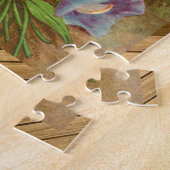 Prachtige Victoriaans Floral Seed Packet SWEET PEA Legpuzzel (Zijkant)