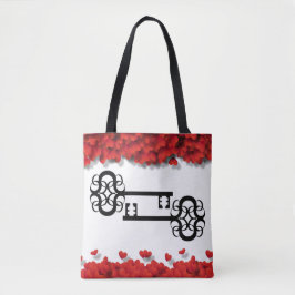 Prachtige Victoriaans Keys Glamoureuze Hearths Tote Bag