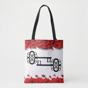 Prachtige Victoriaans Keys Glamoureuze Hearths Tote Bag