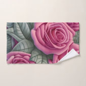 Prachtige Victoriaans Pastel Roze Roze Print Bad Handdoek (Handdoek)
