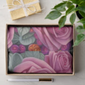 Prachtige Victoriaans Pastel Roze Roze Print Tissuepapier (Geschenk)