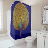 prachtige Victoriaans paukafdruk Douchegordijn (In situ)