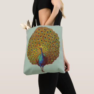 prachtige Victoriaans paukafdruk Tote Bag