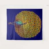 prachtige Victoriaans paukafdruk Wandkleed (Voorkant (horizontaal))