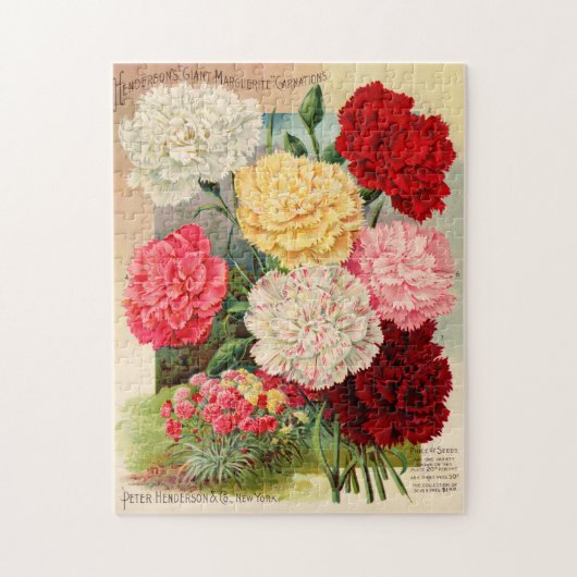 Prachtige Victoriaans perzikenbakken van Floral Se Legpuzzel (Verticaal)