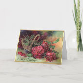 Prachtige Victoriaans rozen Kaart (Voorkant)