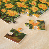 Prachtige Victoriaans ROZEN van flessenpakket Legpuzzel (Zijkant)