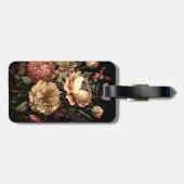 Prachtige vintage bloemstuk  bagagelabel (Achterkant horizontaal)