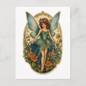 Prachtige vintage fee briefkaart (Voorkant)
