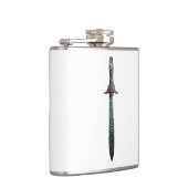 Prachtige Vinyl Wrapped Flask met bedrukte oude Heupfles (Rechts)