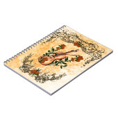 Prachtige viool notitieboek (Linkerzijde)