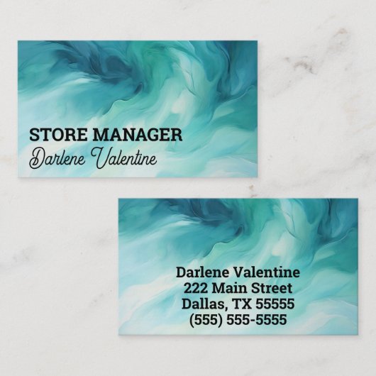 Prachtige visitekaartjes (Voorkant / Achterkant)