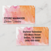 Prachtige visitekaartjes (Voorkant / Achterkant)