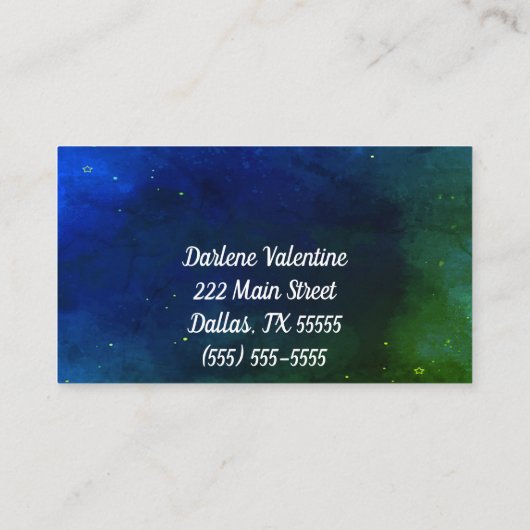 Prachtige visitekaartjes (Achterkant)