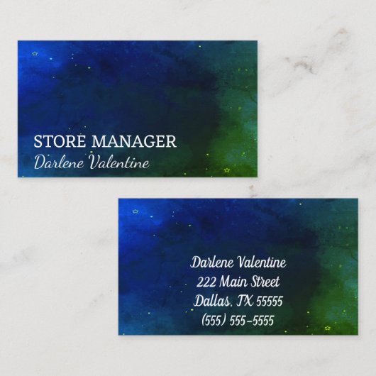 Prachtige visitekaartjes (Voorkant / Achterkant)