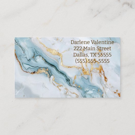 Prachtige visitekaartjes (Achterkant)