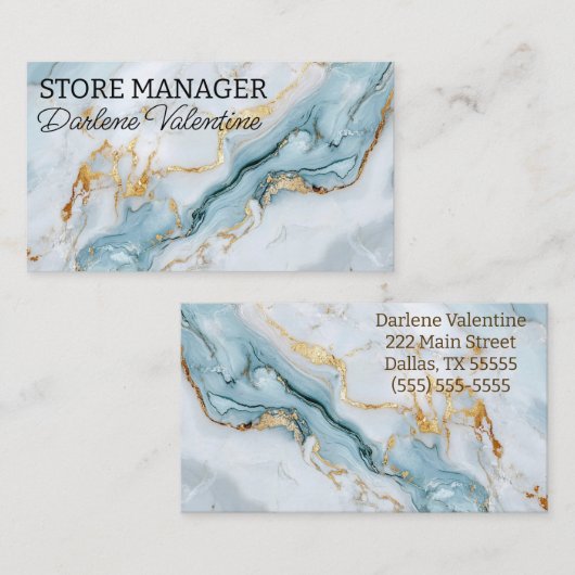 Prachtige visitekaartjes (Voorkant / Achterkant)