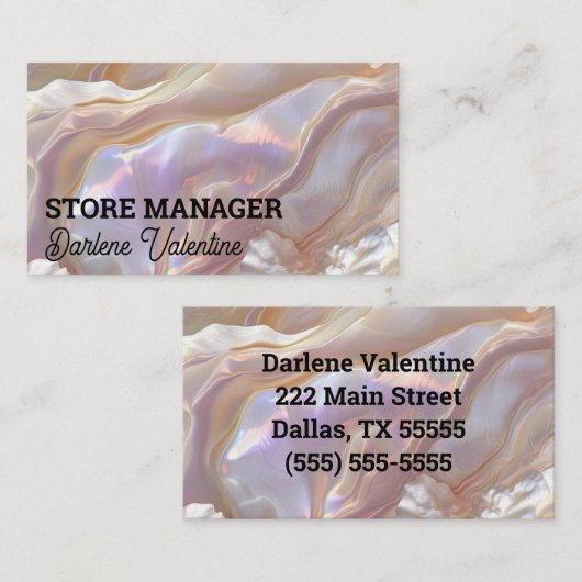 Prachtige visitekaartjes (Voorkant / Achterkant)