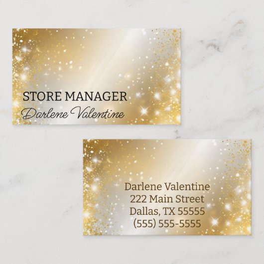 Prachtige visitekaartjes (Voorkant / Achterkant)