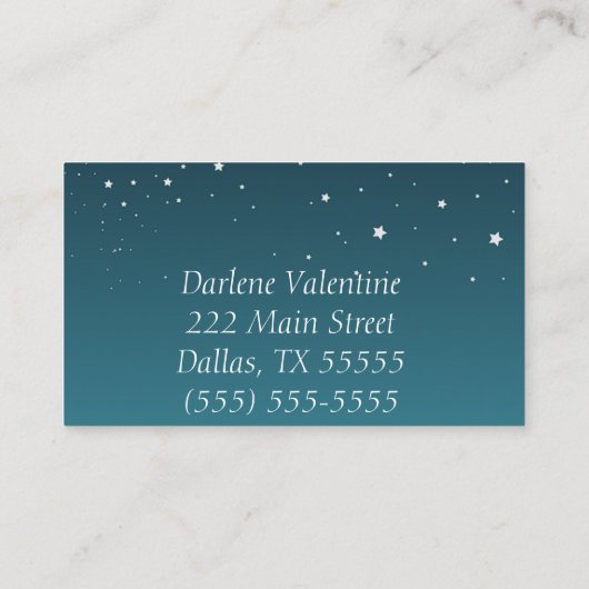 Prachtige visitekaartjes (Achterkant)