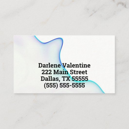 Prachtige visitekaartjes (Achterkant)