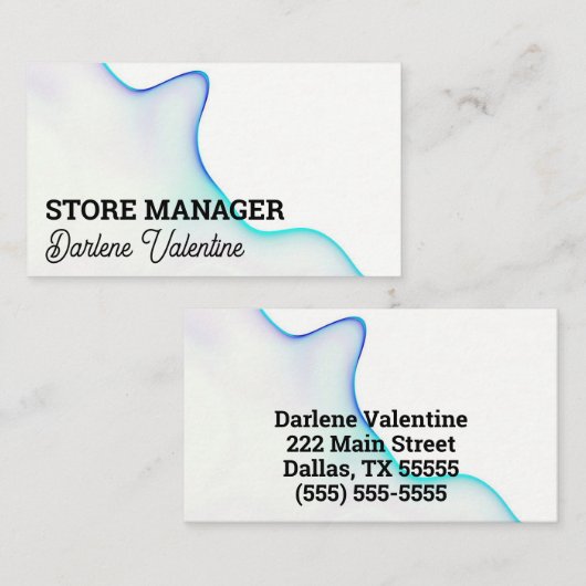 Prachtige visitekaartjes (Voorkant / Achterkant)