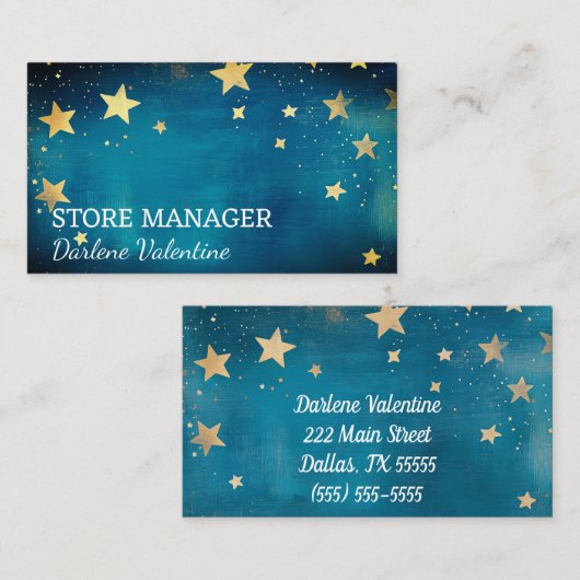 Prachtige visitekaartjes (Voorkant / Achterkant)