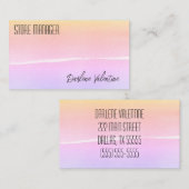 Prachtige visitekaartjes (Voorkant / Achterkant)