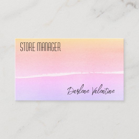 Prachtige visitekaartjes (Voorkant)