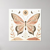 Prachtige vlinder canvas muurkunst (Voorkant)
