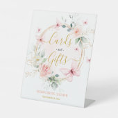 Prachtige Vlinder Kaarten en Geschenken Tafelteken Reclamebord Met Voetstuk (Voorkant)