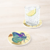 Prachtige vlinderaards Onderzetter voor zandsteen (Zijkant)