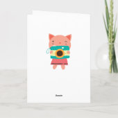 Prachtige vlinderdAfbeelding Wenskaart blanco Kaart (Achterkant)