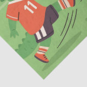 Prachtige Voetbal Dieren Tissuepapier (Detail)