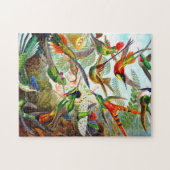 Prachtige  vogel afdrukken Vogelpuzzel Legpuzzel (Horizontaal)