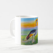 Prachtige vogel koffiemok (Voorkant links)