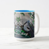 Prachtige vogellentschilderijen tweekleurige koffiemok (Voorkant rechts)