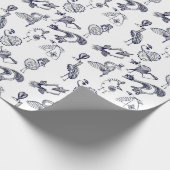 Prachtige vogels cadeaupapier (Hoek)