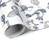 Prachtige vogels cadeaupapier (Rol Hoek)