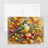 Prachtige vogels Herfstlandschap 18 Briefkaart (Voorkant / Achterkant)