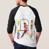 prachtige vogels t-shirt (Achterkant)