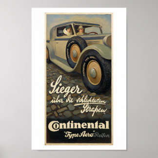 prachtige VOLKLEUR Duitse advertentie c1935 Poster