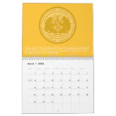 Prachtige volledige jaarkalender voor kleurrijke d kalender (Mar 2026)