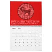 Prachtige volledige jaarkalender voor kleurrijke d kalender (Jan 2026)