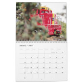 Prachtige volledige treinkalender kalender (Jan 2027)