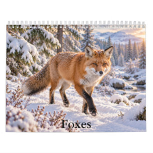 Prachtige Vossen Natuurkalender Kalender