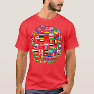 Prachtige VREDE tegen racisme in de hele wereld T-shirt